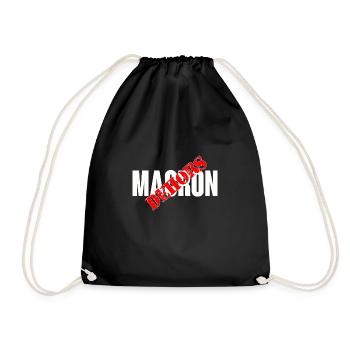 Macron dehors - Sac de sport léger - noir - Devant