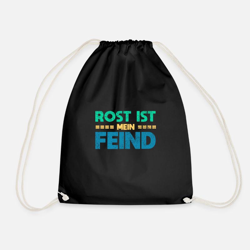 Rost Ist Mein Feind - Turnbeutel - Schwarz