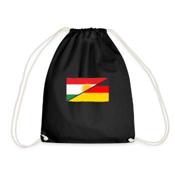 Kurdes Allemagne Kurdistan - Sac de sport léger - noir - Devant