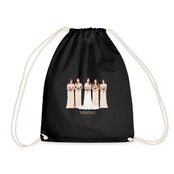 Mariage 2024 Hochzeit - Sac de sport léger - noir - Devant