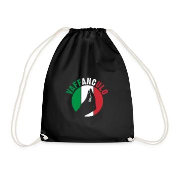 Italien Italiener Vaffanculo - Turnbeutel - Schwarz - Vorne