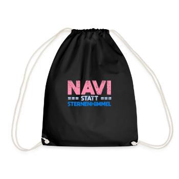 Navi Statt Sternenhimmel - Turnbeutel - Schwarz - Vorne