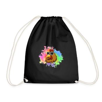 Poules Poule - Sac de sport léger - noir - Devant