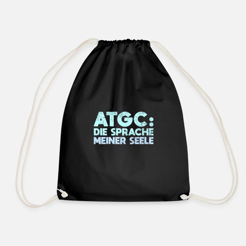 ATGC: Die Sprache Meiner Seele - Turnbeutel - Schwarz
