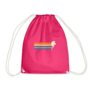 Steckenpferd Hobby Horsing - Turnbeutel - Fuchsia - Vorne