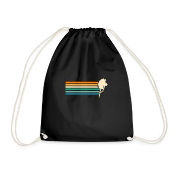 Hobby Horse Hobby Horsing - Drawstring Bag - black - Front