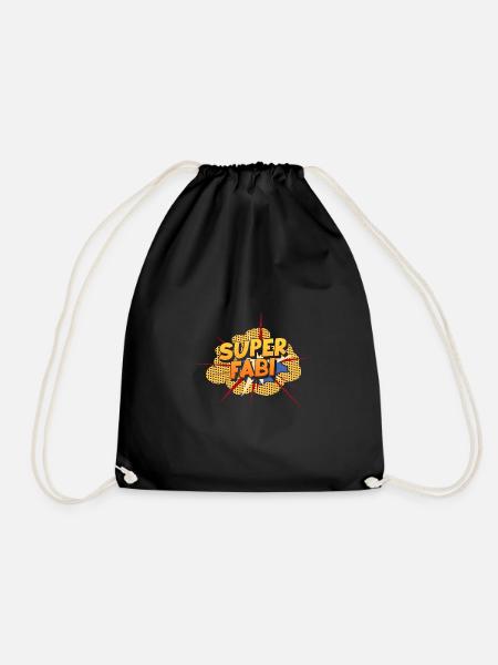Fabian - Drawstring Bag - black