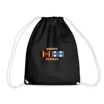 Kosovo KFOR Vétéran - Sac de sport léger - noir - Devant