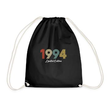 Original Jubiläum 1994 Legendärer Jahrgang - Turnbeutel - Schwarz - Vorne