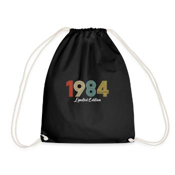 Original Anniversary 1984 Legendary Vintage - Drawstring Bag - black - Front