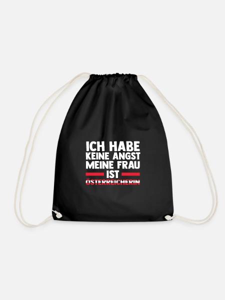 Österreicher Österreich - Turnbeutel - Schwarz