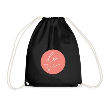 L'amour - Sac de sport léger - noir - Devant