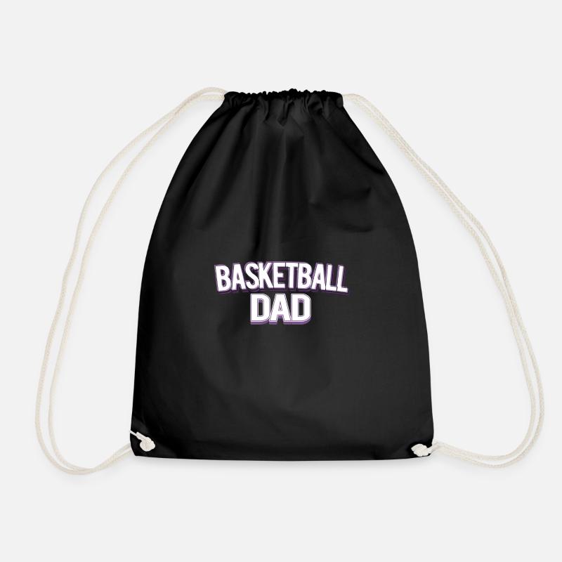 Papa basketteur - Papa Lustig - Sac de sport léger - noir