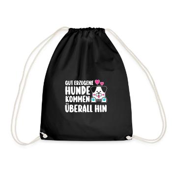 Chien Propriétaire de chien Propriétaire de chien Dresseur de chiens Chiens - Sac de sport léger - noir - Devant