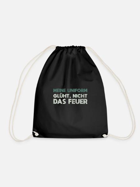 Meine Uniform Glüht, Nicht Das Feuer - Turnbeutel - Schwarz