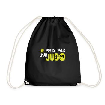Je Peux Pas J'ai Judo Judoka Judoiste Humour Judo - Sac de sport léger - noir - Devant