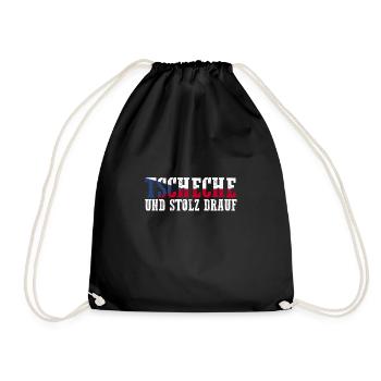 Czechs Czech Czech Republic - Drawstring Bag - black - Front