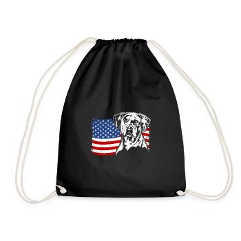 Catahoula Chien Léopard Amérique Drapeau Chiens Wilsigns - Sac de sport léger - noir - Devant