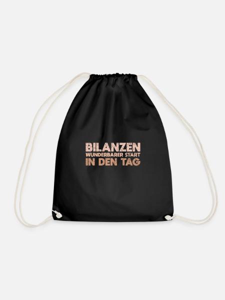 Bilanzen - Wunderbarer Start In Den Tag - Turnbeutel - Schwarz