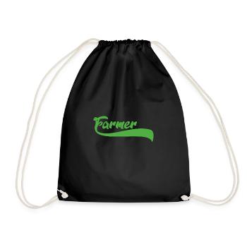 Fier agriculteur agriculteur cadeau dire agriculteur - Sac de sport léger - noir - Devant
