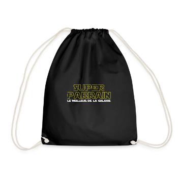 Super parrain - Sac de sport léger - noir - Devant