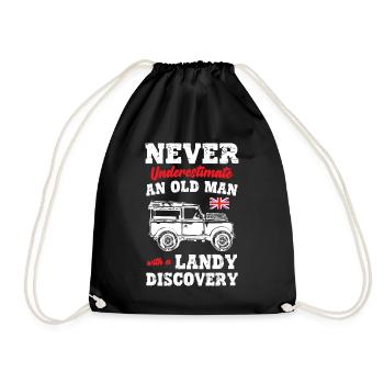 NE SOUS-ESTIMEZ JAMAIS UN VIEIL HOMME AVEC UNE DÉCOUVERTE - Sac de sport léger - noir - Devant
