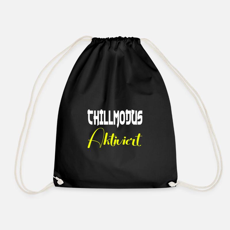 Chillmodus Aktiviert - Turnbeutel - Schwarz