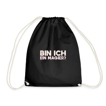 Bin Ich Ein Magier? - Turnbeutel - Schwarz - Vorne