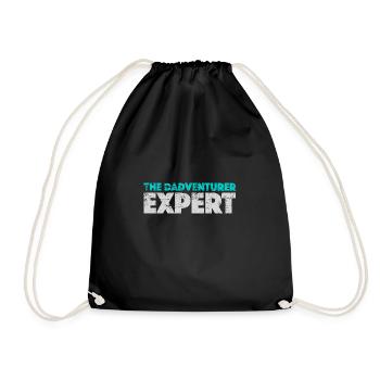 Le papa aventurier - Sac de sport léger - noir - Devant