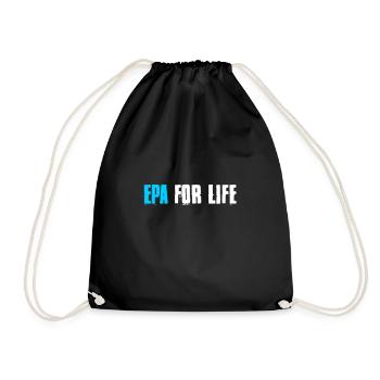 Epa fürs Leben - Turnbeutel - Schwarz - Vorne