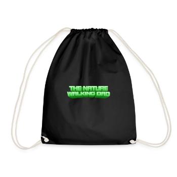 Le papa qui marche dans la nature - Papa Lustig - Sac de sport léger - noir - Devant