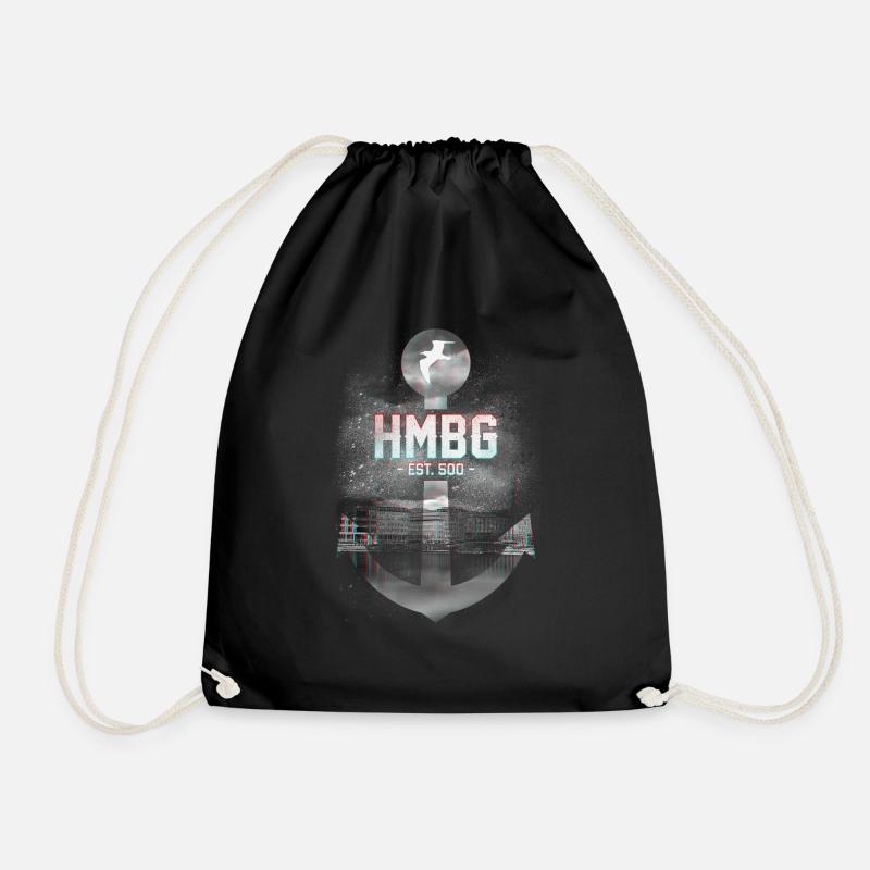 HAMBOURG - Sac de sport léger - noir