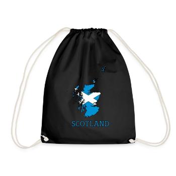 scotland - Drawstring Bag - black - Front