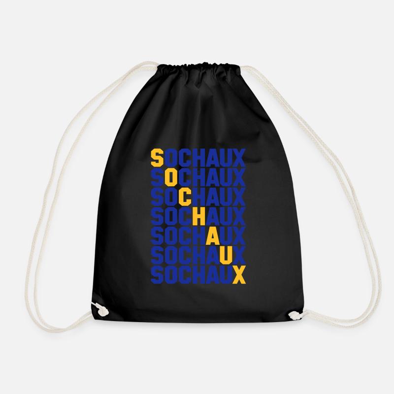 Sochaux Gitter - Turnbeutel - Schwarz