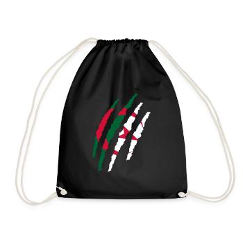Algeria in the skin - Drawstring Bag - black - Front