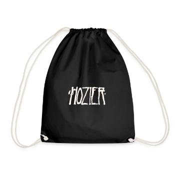 Hozier Schriftzug artsarah - Turnbeutel - Schwarz - Vorne