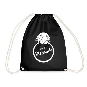 I'm a Vizslaholic - Magyar Vizsla - Turnbeutel - Schwarz - Vorne