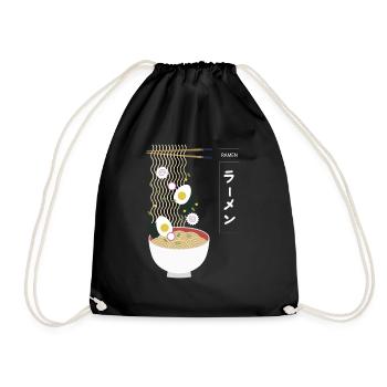 RAMEN FOOD - Turnbeutel - Schwarz - Vorne