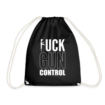 Fuck Gun Control Anti-Gun Activiste Poison - Sac de sport léger - noir - Devant