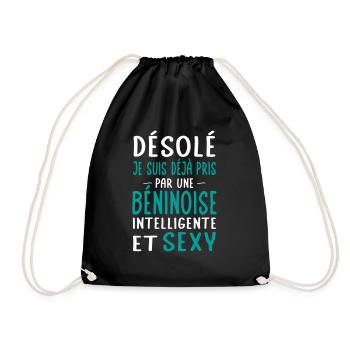 Désolé déjà pris par une Béninoise sexy - Sac de sport léger - noir - Devant