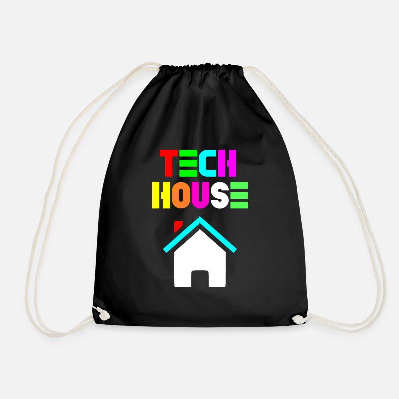 Tech-Haus 808 - Turnbeutel - Schwarz