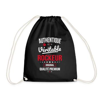 Authentique et véritable rockeur - Original - Sac de sport léger - noir - Devant