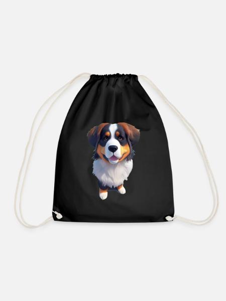 Australian Shepherd Hund - Australian Shepherd - Turnbeutel - Schwarz