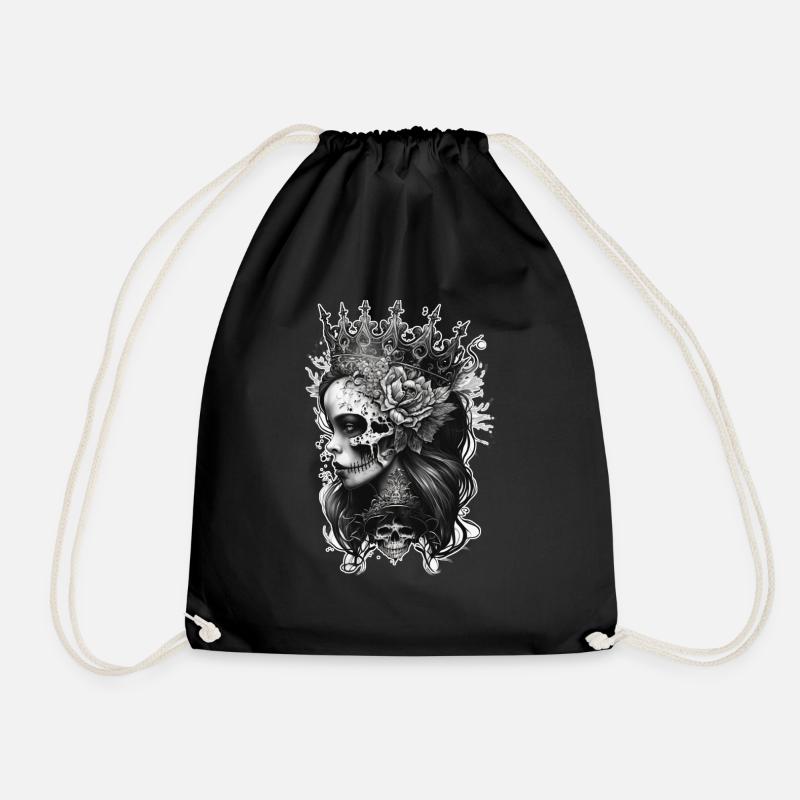 Queen of Darkness - Drawstring Bag - black