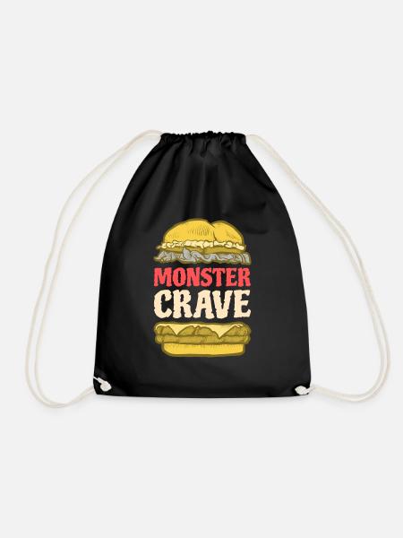 Monster Crave - Turnbeutel - Schwarz