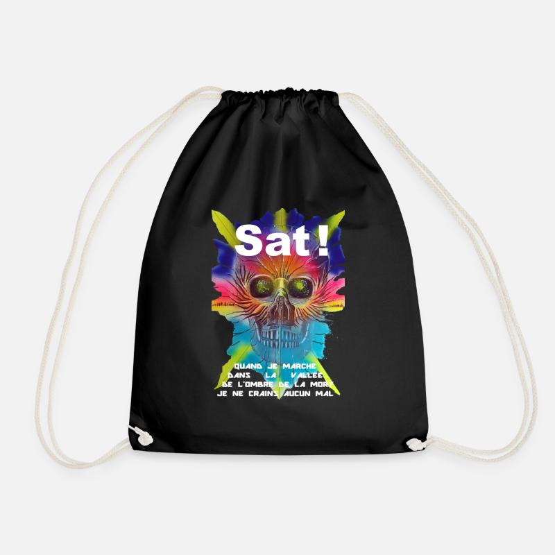 JE SUIS SAT ! 003 - Sac de sport léger - noir
