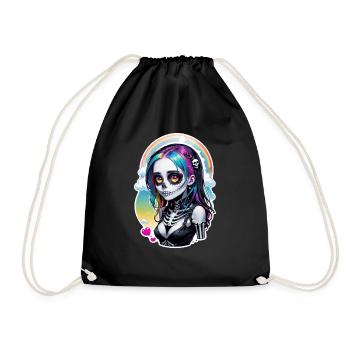 Halloween - Rock & Rainbow - Drawstring Bag - black - Front