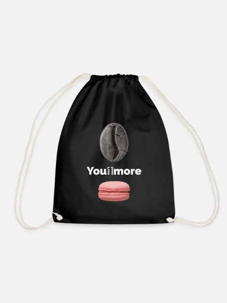 You don‘t need more - Turnbeutel - Schwarz