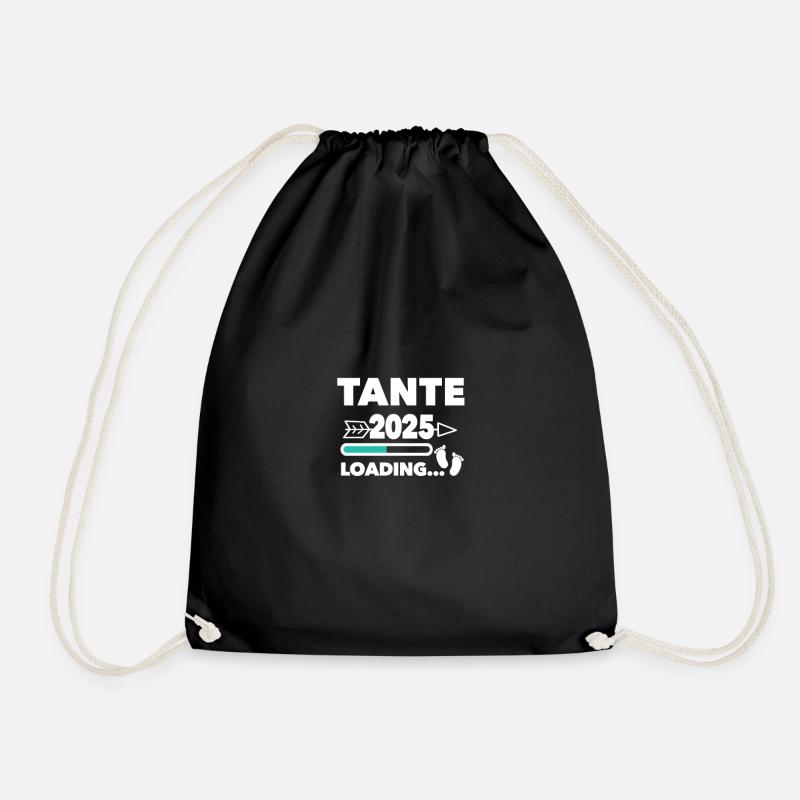 Tante 2025 Loading .... - Turnbeutel - Schwarz