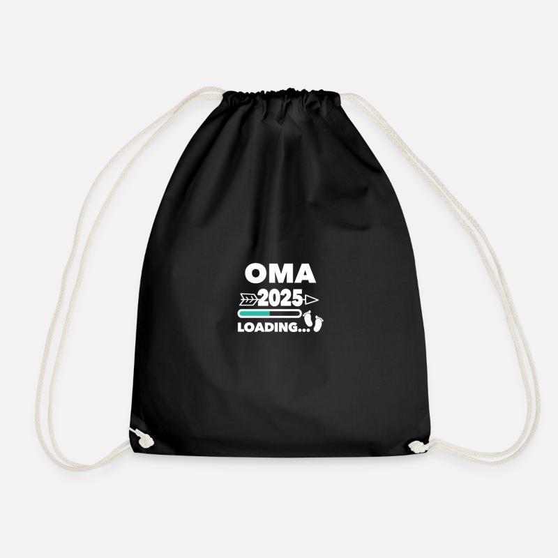 Oma 2025 - Turnbeutel - Schwarz